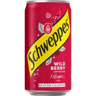 Refresco sabor Wild Berry frutos rojos con gas 100% aromas naturales lata 25 cl -