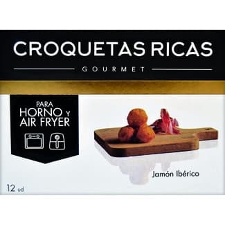 Croquetas de jamón ibérico para horno y air fryer estuche 300 g -