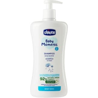Champú infantil Baby Moments con caléndula y glicerina dosificador 500 ml -