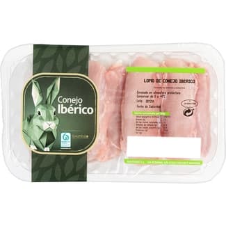 Lomos de conejo ibérico peso aproximado bandeja 350 g -