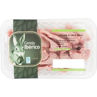 Costillas de conejo ibérico peso aproximado bandeja 350 g -
