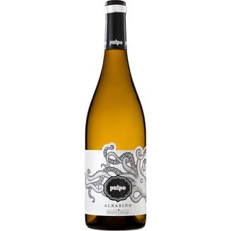 Vino blanco albariño DO Rías Baixas botella 75 cl -
