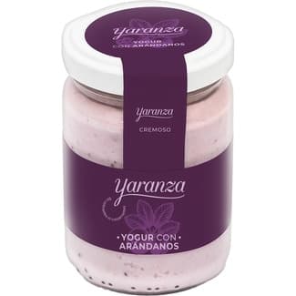 Yogur cremoso con arándanos 3% m.g. sin gluten tarro 140 g -