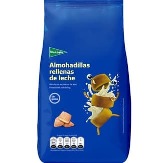 Cereales de desayuno en almohadillas rellenas de leche sin gluten estuche 500 g -