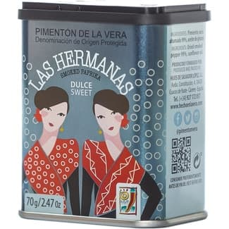Pimentón ahumado dulce de la Vera DOP Pimentón de la Vera lata 70 g -