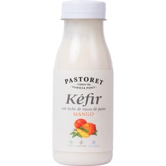 Kéfir con mango con leche de vacas de pasto sin gluten botella 250 g -