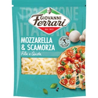 Queso mozzarella & scamorza rallada envase 135 g -