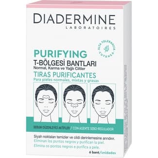 Tiras purificantes caja 6 unidades para pieles normales, mixtas y grasas -
