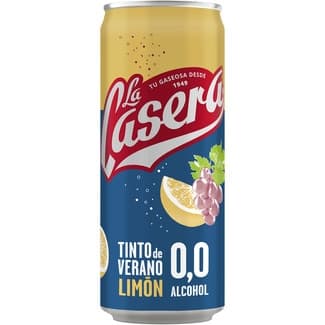Tinto de verano con refresco de limón sin alcohol lata 33 cl -