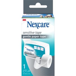 Esparadrapo de papel Sensitive 25 mm x 5 m caja 1 unidad -