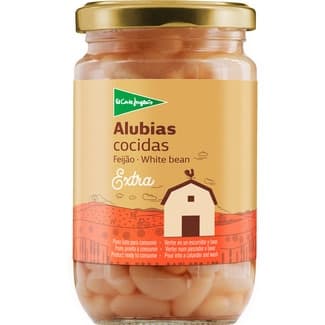 Alubia blanca cocida extra frasco 200 g -