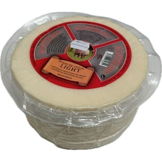 Queso de oveja light elaborado con leche pasteurizada peso aproximado pieza 2,6 kg bajo en grasa y sal -