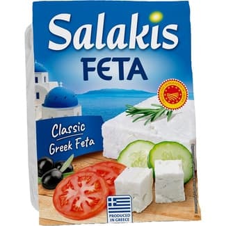 Queso griego feta mezcla elaborado con leche pasteurizada DOP envase 150 g -
