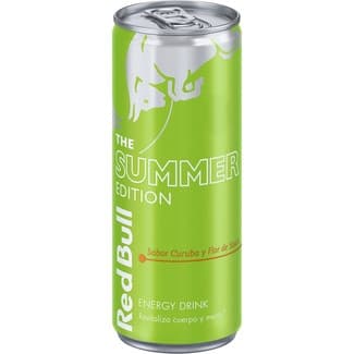 Bebida energética sabor curuba y flor de sáuco con cafeína, taurina y vitamina B lata 25 cl The Summer Edition -