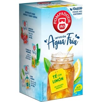 Infusión agua fría té con limón sin azúcares añadidos paquete 20 bolsitas -