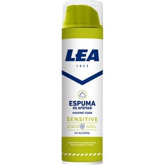 Espuma de afeitar Sensitive con caléndula y aloe vera dosificador 250 ml 0% alcohol -