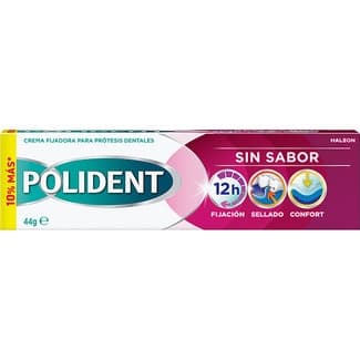 Crema fijadora para prótesis dentales sin sabor tubo 44 g -
