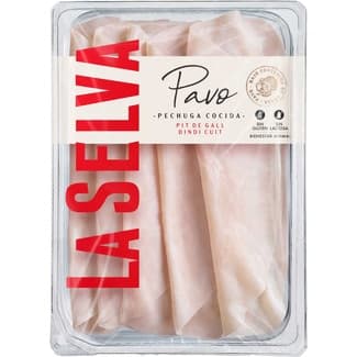 Pechuga de pavo cocida en lonchas sin gluten sin lactosa envase 100 g -