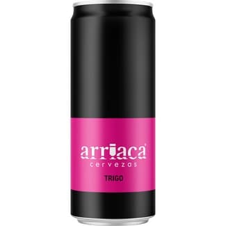 Cerveza rubia de trigo artesana de Guadalajara lata 33 cl -