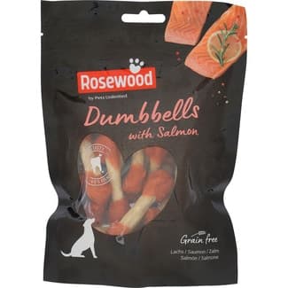 Huesitos para perros adultos pequeños y medianos con salmón Grain Free envase 150 g -