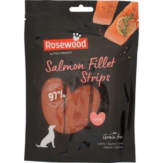 Snack en tiras grandes para perros adultos filetes de salmón Grain Free envase 150 g -