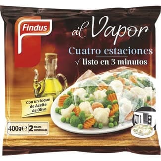 Menestra cuatro estaciones al vapor listo en 3 minutos bolsa 400 g -