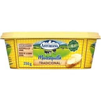 Mantequilla tradicional tarrina 250 g -
