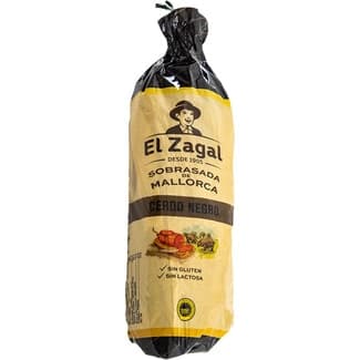 Sobrasada rizada de cerdo negro de Mallorca IGP peso aproximado pieza 1 kg -