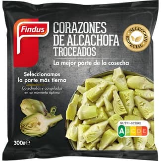 Corazones de alcachofas trozeados bolsa 300 g -