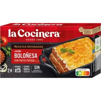Lasaña boloñesas 2 raciones estuche 500 g -