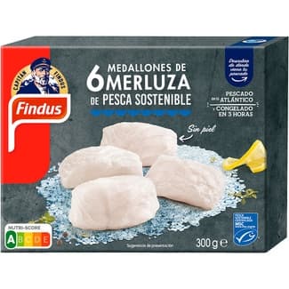 Medallones de merluza 6 unidades estuche 300 g -