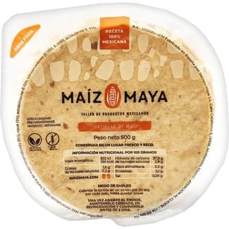 Tortilla de maíz mexicanas bolsa 500 g -