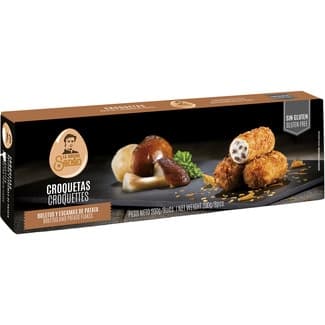 Croquetas de boletus y escamas de patata sin gluten estuche 200 g -