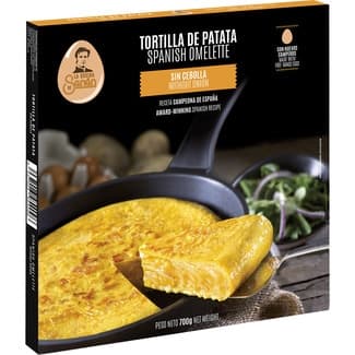Tortilla de patata sin cebolla y sin gluten envase 700 g -