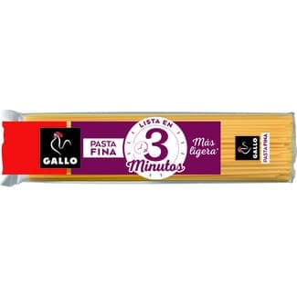 Espaguetis pasta fina 3 minutos paquete 400 g -