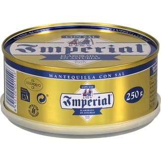 Mantequilla con sal lata 250 g -