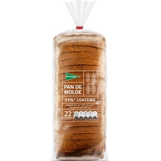 Pan de molde con 55% de centeno bolsa 720 g -