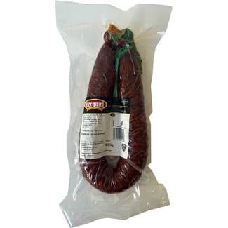 Chorizo de herradura dulce extra al vacío sin gluten peso aproximado pieza 425 g -