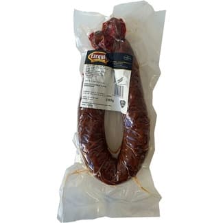 Chorizo de herradura picante extra al vacío sin gluten peso aproximado pieza 425 g -