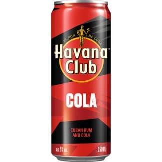 Ron combinado con cola lata 25 cl -