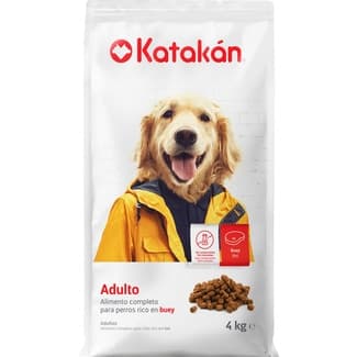 Pienso para perros adultos con buey sin conservantes ni colorantes bolsa 4 kg -