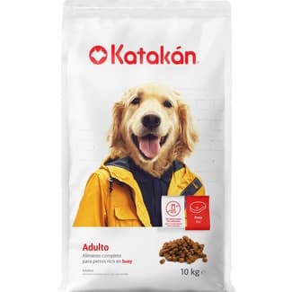 Pienso para perros adultos con buey sin conservantes ni colorantes saco 10 kg -
