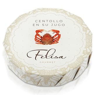 Centollo en su jugo lata 120 g neto escurrido -