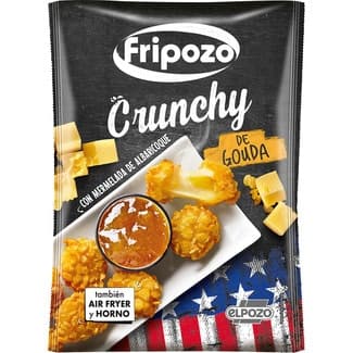 Crunchy american style de queso gouda con mermelada de albaricoque envase 300 g -