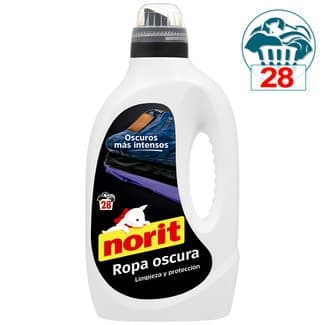 Detergente líquido Delicado Ropa Oscura para ropa oscura botella 28 dosis -