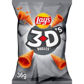 Conos snack de maíz sabor queso y bacon Sin Gluten bolsa 36 g -