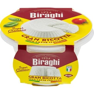 Gran ricotta italiana tarrina 230 g -
