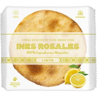 Tortas de aceite de oliva virgen extra con limón 5 unidades paquete 150 g -