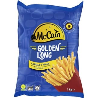Golden Long patatas congeladas larga y fina bolsa 1 kg -