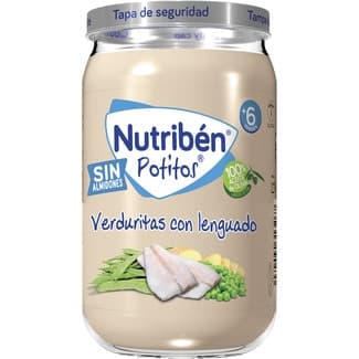Potitos tarrito verduritas con lenguado sin almidones desde 6 meses tarro 235 g -
